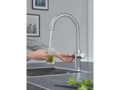 Outlet Grohe Küchenarmatur und Boiler Red Duo Größe-L Chrom