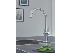 Outlet Grohe Küchenarmatur und Boiler Red Duo Größe-L Chrom