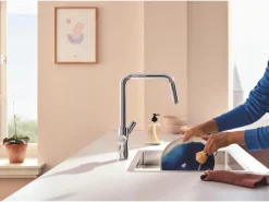 Clearance Grohe Küchenarmatur-Set Blue Pure Start mit Mini Aktivkohlefilter Silber