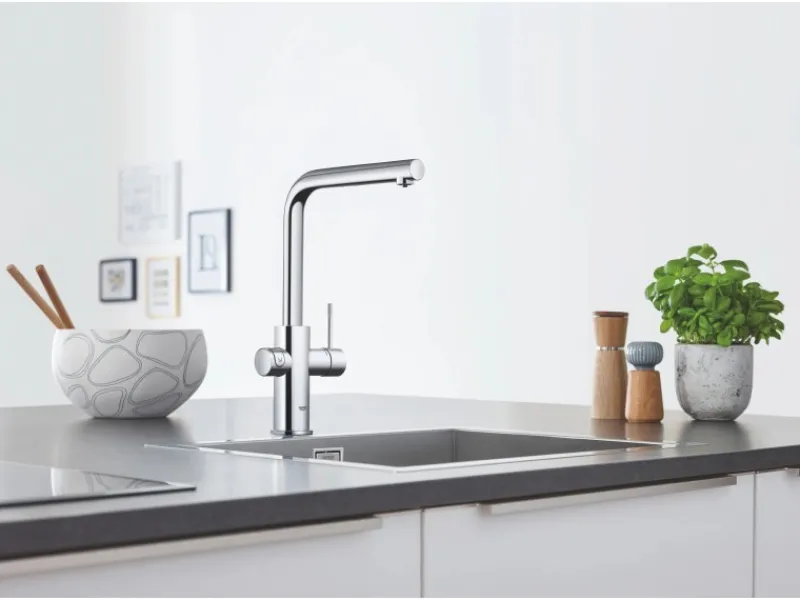 Grohe Einhebelmischer<L-Auslauf Starter Kit Blue Home