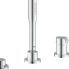 Grohe Einhebelmischer<3-Loch Einhand-Wannenkombination Essence Chrom