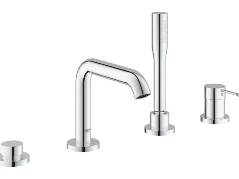 Grohe Einhebelmischer<4-Loch Einhand-Wannenkombination Essence Chrom