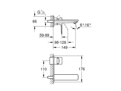 Sale Grohe 2-Loch-Waschbeckenarmatur Lineare Supersteel