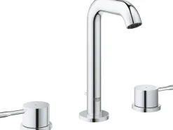 Grohe Zweigriffarmatur<3-Loch-Waschtischbatterie Essence Chrom