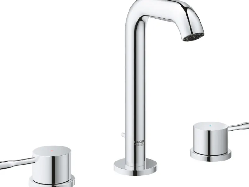 Grohe Zweigriffarmatur<3-Loch-Waschtischbatterie Essence Chrom