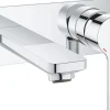 Grohe 2-Loch-Waschtischbatterie Lineare Chrom Ausladung 149 mm< Einhebelmischer