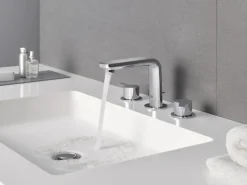Hot Grohe 3-Loch-Waschtischbatterie Lineare Chrom