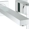 Grohe Einhebelmischer<2-Loch-Waschtischbatterie Eurocube Chrom