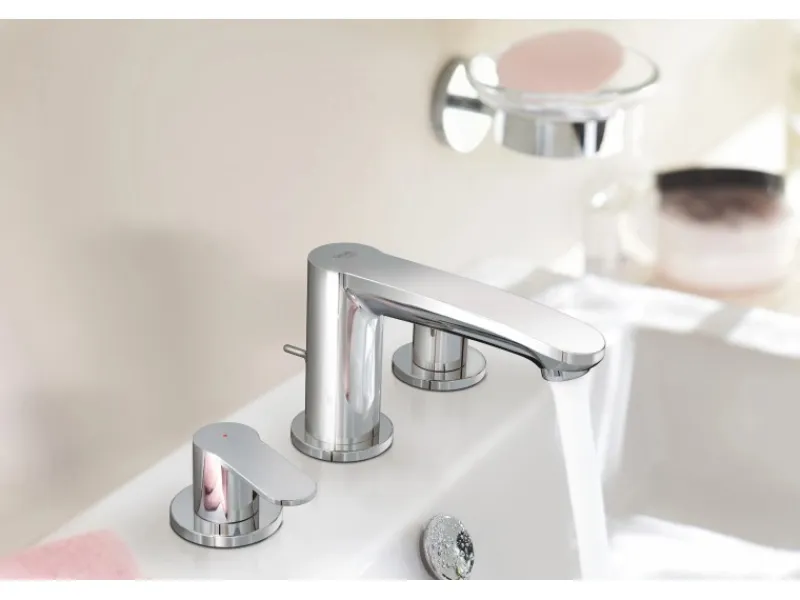Best Grohe 3-Loch-Waschtischbatterie Eurostyle Cosmopolitan Chrom