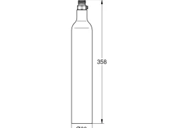 Grohe Wassersysteme|Ersatzteile Küchenarmatur<Nachfüll-Set CO² Flaschen 4 x 425 g