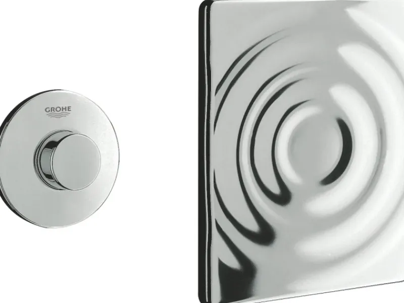 New Grohe Pneumatik-Betätigung Chrom