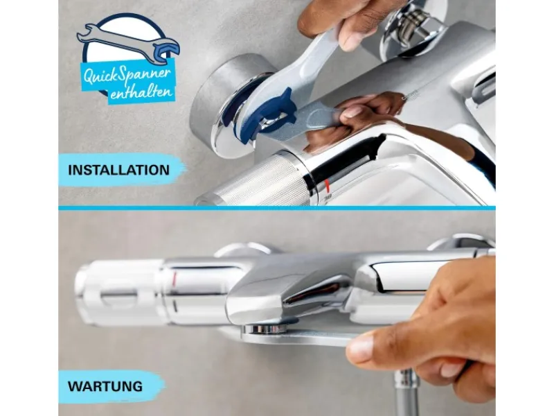 Best Grohe QuickFix Brausearmatur Start für die Wandmontage