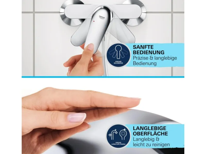 Best Grohe QuickFix Brausearmatur Start für die Wandmontage