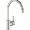 New Grohe QuickFix Einhand-Spültischbatterie Feel Supersteel
