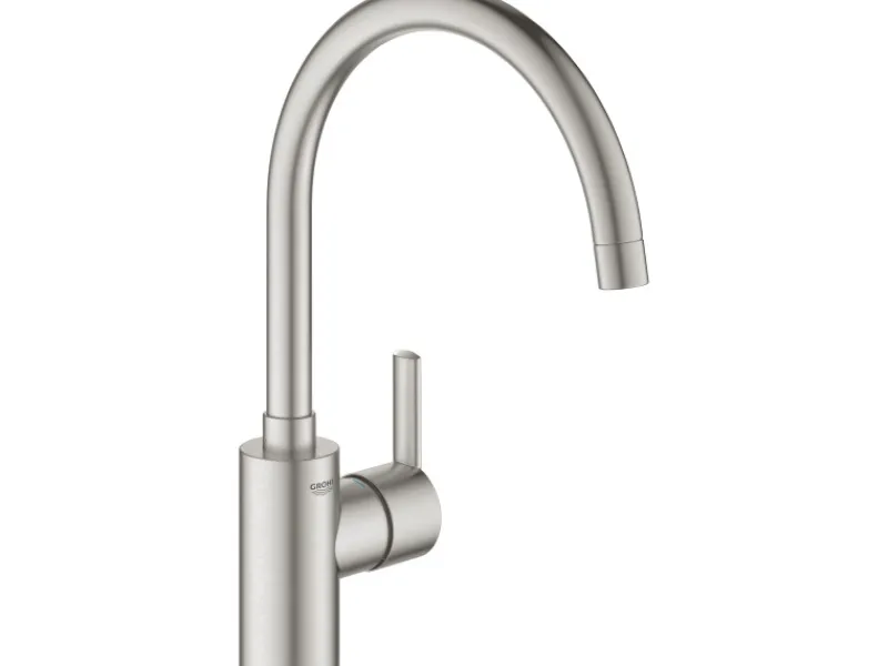 New Grohe QuickFix Einhand-Spültischbatterie Feel Supersteel
