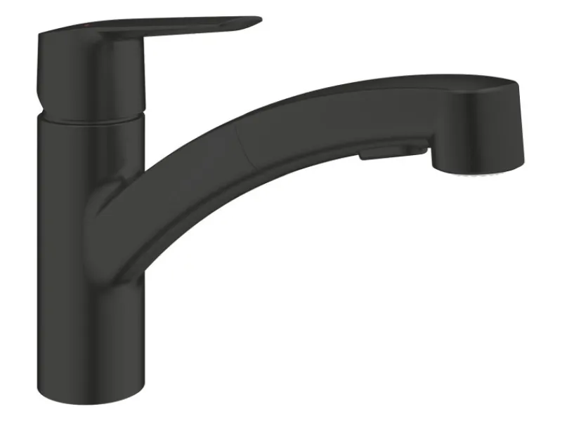 Grohe QuickFix Einhand-Spültischbatterie Start Schwarz< Einhebelmischer