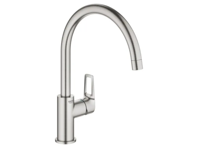 Grohe Einhebelmischer<QuickFix Einhand-Spültischarmatur Start Loop Supersteel