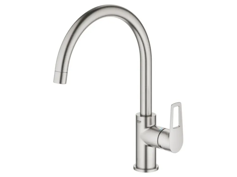 Grohe Einhebelmischer<QuickFix Einhand-Spültischarmatur Start Loop Supersteel