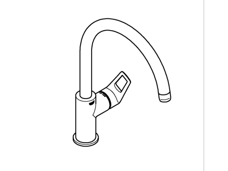 Grohe Einhebelmischer<QuickFix Einhand-Spültischarmatur Start Loop Supersteel
