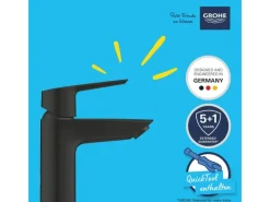 Sale Grohe QuickFix Einhand-Waschtischbatterie Start S-Size Schwarz