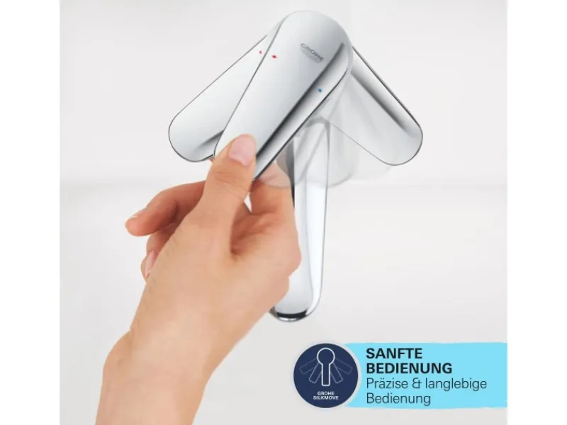 Sale Grohe QuickFix Einhand-Waschtischbatterie Start S-Size Schwarz