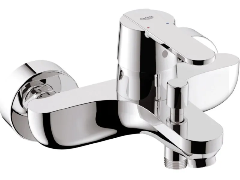 Grohe Einhebelmischer<QuickFix Einhebelmischer-Wannenarmatur Get Chrom