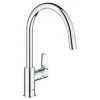 Grohe Einhebelmischer|Töpfe<QuickFix Einhebel-Spültischarmatur Start Loop Chrom mit Brause