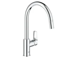 Grohe Einhebelmischer|Töpfe<QuickFix Einhebel-Spültischarmatur Start Loop Chrom mit Brause