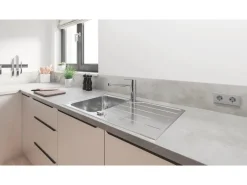Grohe Einbauküchen<QuickFix Küchenarmatur Get Chrom Niederdruck mit schwenkbarem Rohrauslauf