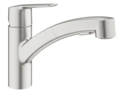 Grohe QuickFix Spültischarmatur Start mit ausziehbarer Dualbrause< Einhebelmischer