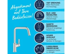 Grohe Einhebelmischer<QuickFix Spültischarmatur Start U-Auslauf