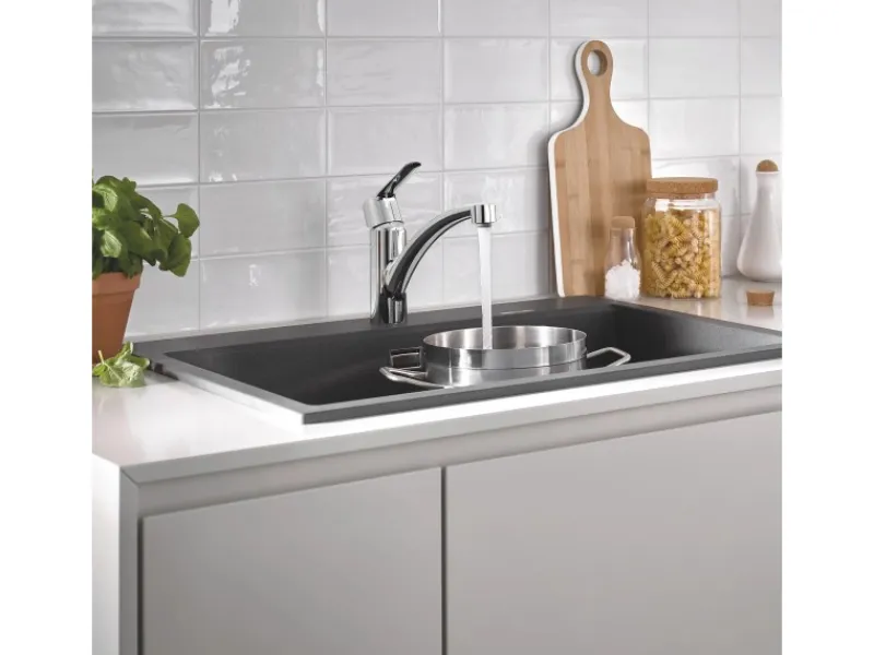 Grohe Einhebelmischer<QuickFix Spültischarmatur Start mit niedrigem Auslauf
