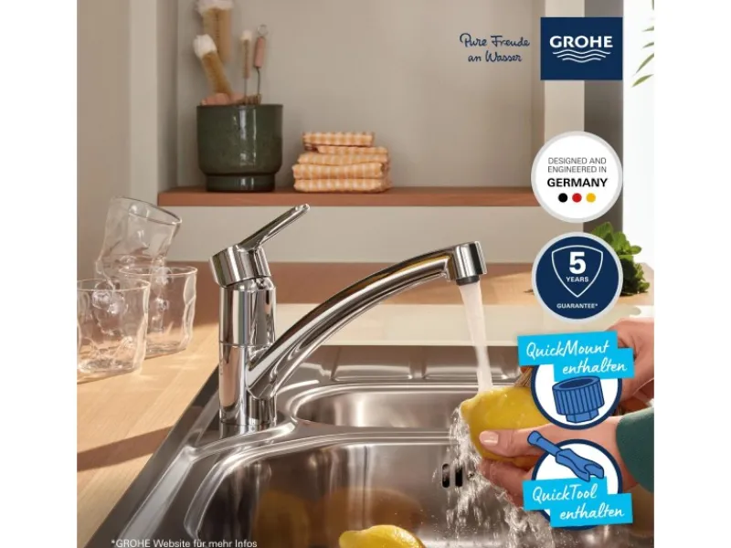 Hot Grohe QuickFix Start Eco Einhand-Spültischbatterie DN 15