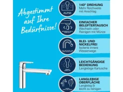 Hot Grohe QuickFix Start Edge Einhand-Spültischbatterie DN 15