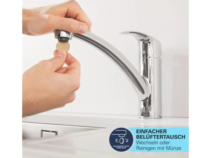 Hot Grohe QuickFix Start Edge Einhand-Spültischbatterie DN 15