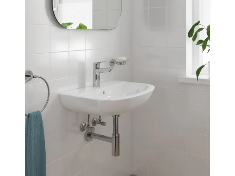 Discount Grohe QuickFix Waschtischarmatur Start Loop M Push-open Ablaufgarnitur 1 1/4"