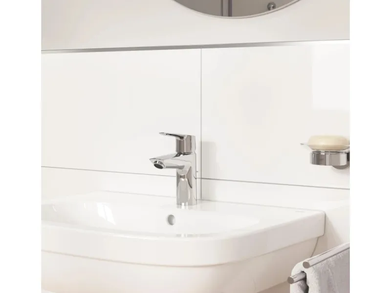 New Grohe QuickFix Waschtischarmatur Start S-Size Zugstangen-Ablaufgarnitur 1 1/4"