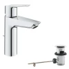 Sale Grohe QuickFix Waschtischarmatur Start M-Size Zugstangen-Ablaufgarnitur 1 1/4"