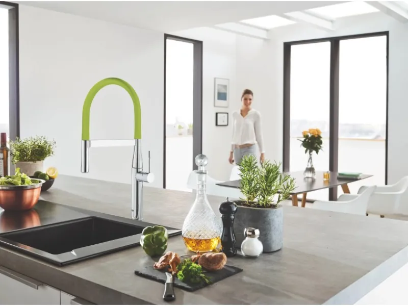 Grohe Schlauchauslauf GrohFlexx Küche Grün für Einhand-Küchenarmatur Essence< Ersatzteile Küchenarmatur