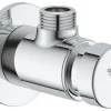 Grohe Wandauslaufventil<Selbstschluss-Brauseventil Euroeco CT Chrom