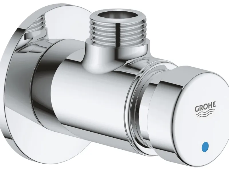 Grohe Wandauslaufventil<Selbstschluss-Brauseventil Euroeco CT Chrom