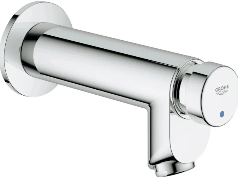 Grohe Wandauslaufventil<Selbstschluss-Wandauslaufventil Euroeco CT Chrom