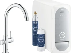 Grohe Einhebelmischer<Spültischbatterie Blue Home Start mit hohem Auslauf