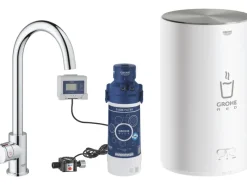 Grohe Standventil und Boiler Red Mono Größe-M Chrom