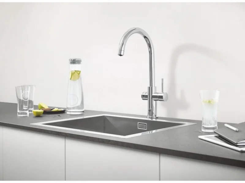 Grohe Standventil und Boiler Red Mono Größe-L Chrom< Einhebelmischer