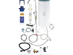 Grohe Standventil und Boiler Red Mono Größe-L Chrom< Einhebelmischer