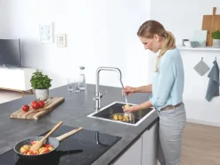 Grohe Einhebelmischer<U-Auslauf Starter Kit Blue Home