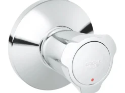 Grohe UP-Ventil Oberbau Costa Chrom Markierung rot mit Schubrosette< Wandauslaufventil|Ersatzteile Küchenarmatur