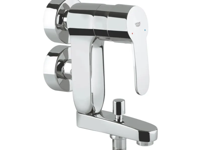 Hot Grohe Vertica-Einhand-Wannenbatterie Eurostyle Cosmopolitan Chrom
