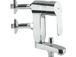 Grohe Einhebelmischer<Vertica-Einhand-Wannenbatterie Eurostyle Cosmopolitan Anschlusswinkel 45°